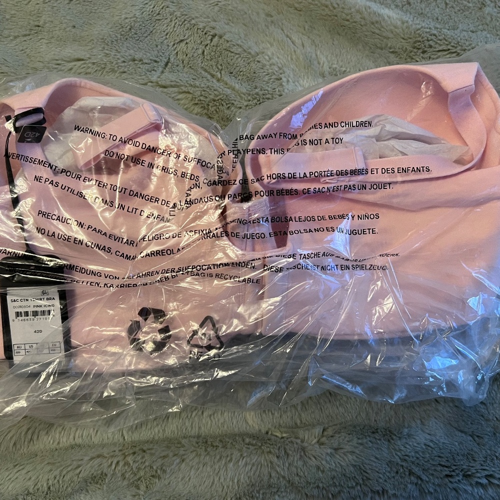 Smooth & Chic Cotton T-Shirt Bra - Pink Icing - Picture 4 of 6